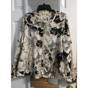 Calvin klein floral bomber jacket !